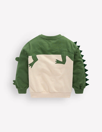 3D Animal Sweatshirt-Croc