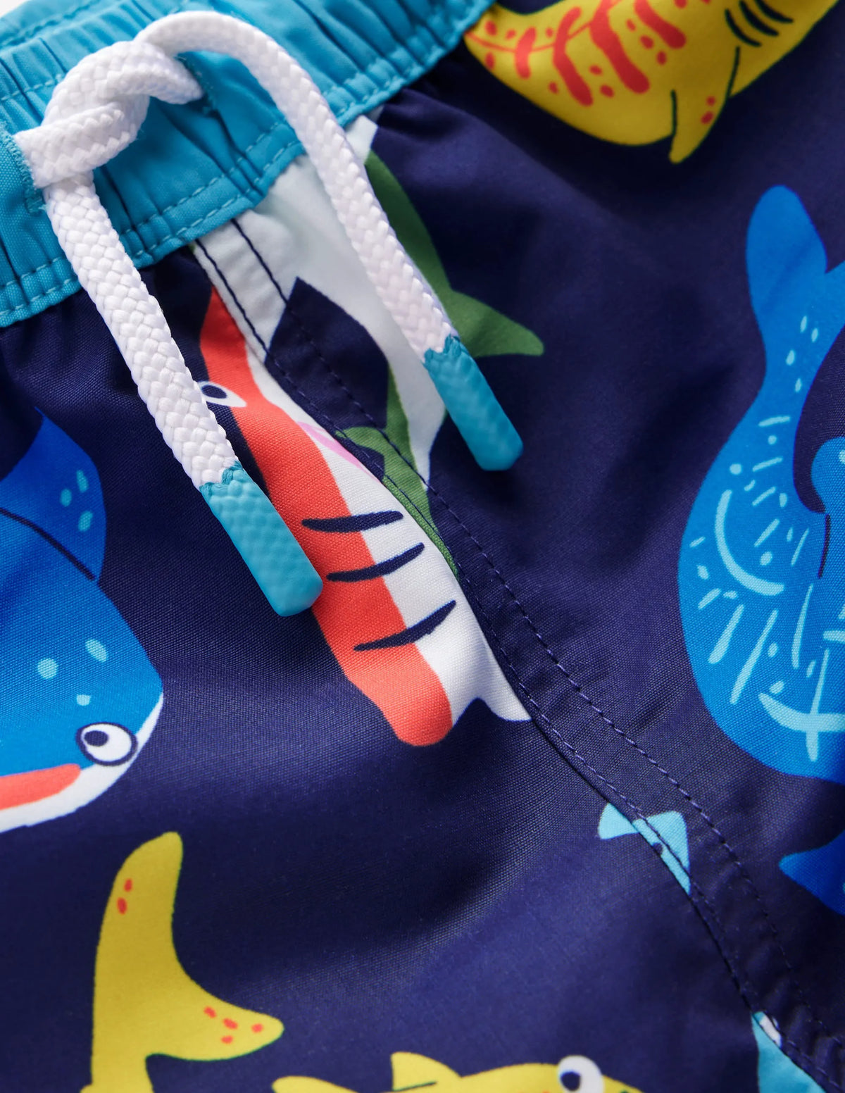 Swim Shorts-College Navy Sharks
