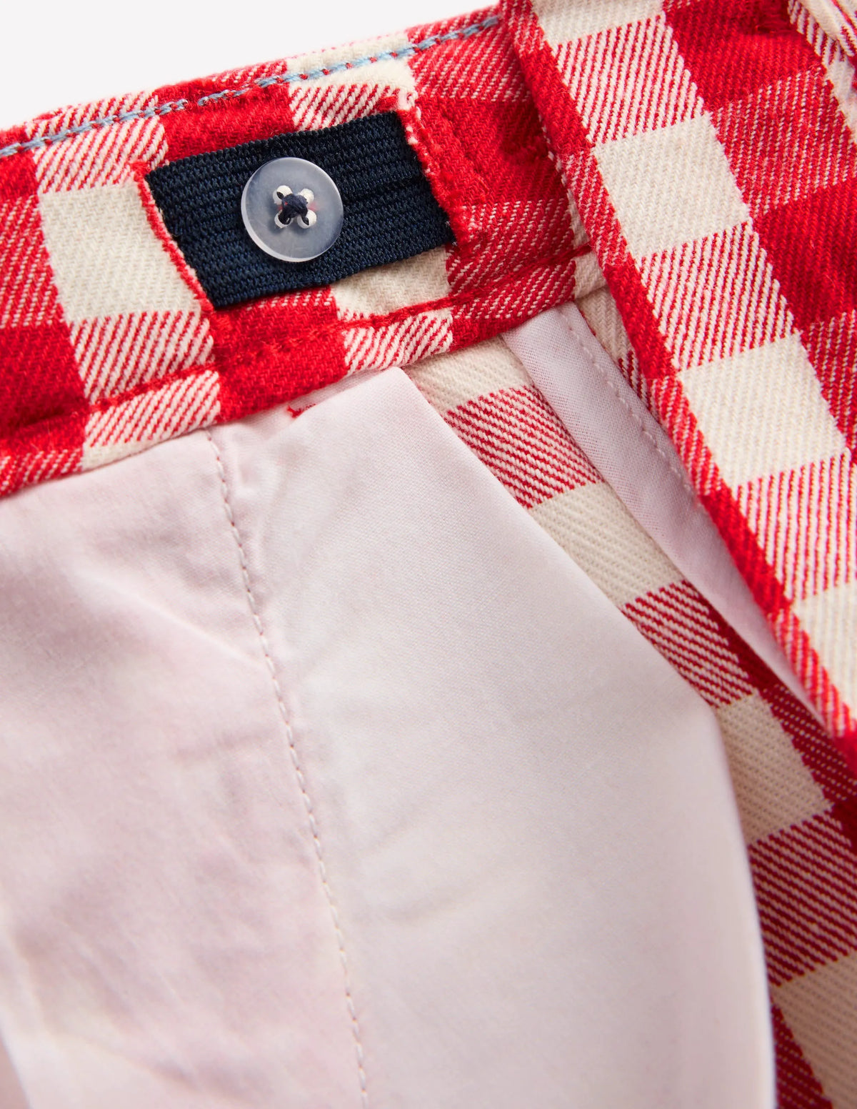 Smart Shorts-Red Gingham