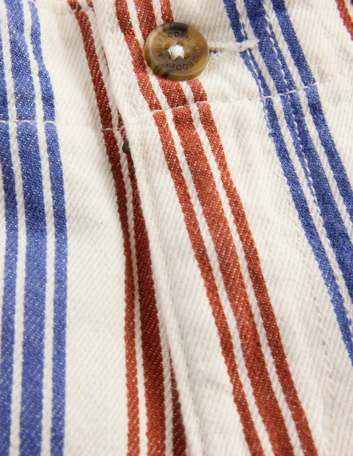 Smart Shorts-Blue and Red Stripe