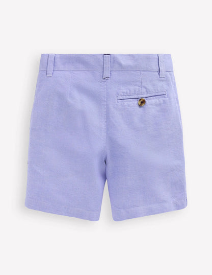 Classic Chino Shorts-Blue Oxford