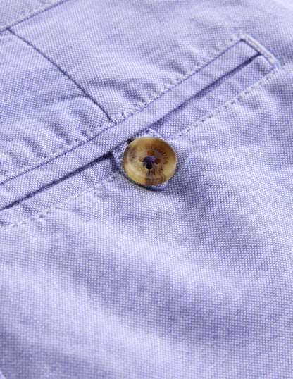 Classic Chino Shorts-Blue Oxford