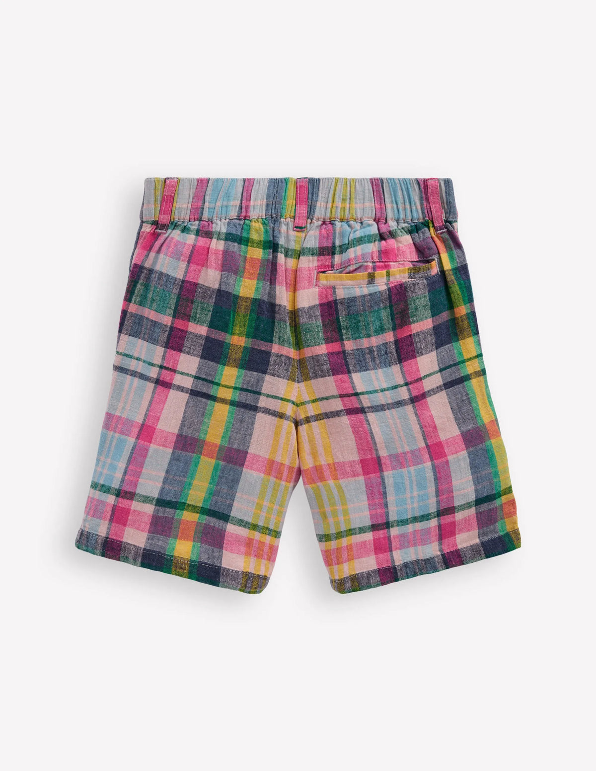 Madras Check Shorts-Madras Check