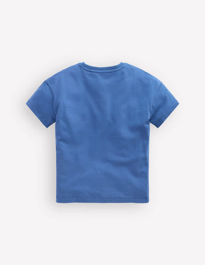 Relaxed Sport Graphic T-shirt-Bluejay Basketball