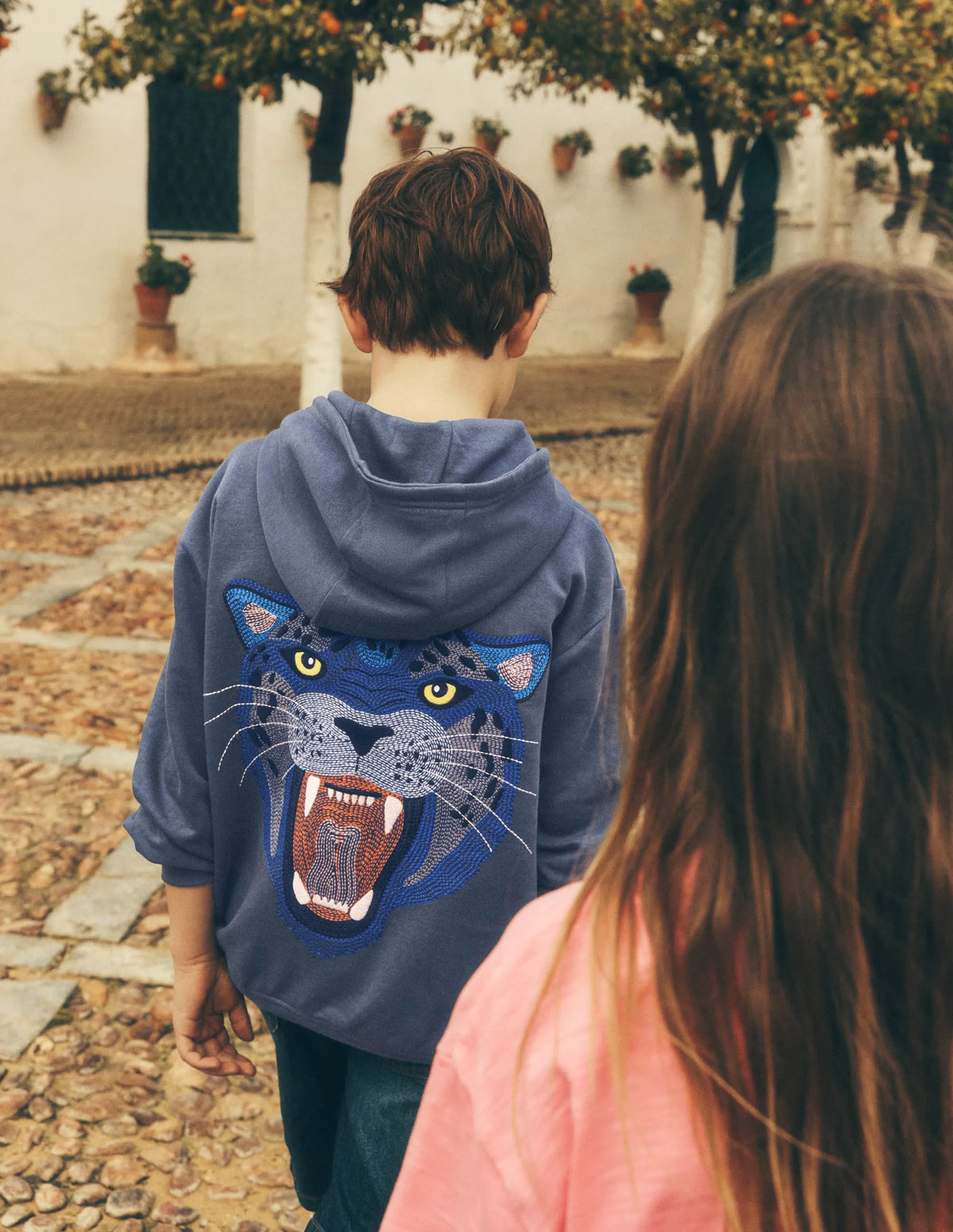 Superstitch Hoodie-vintage indigo