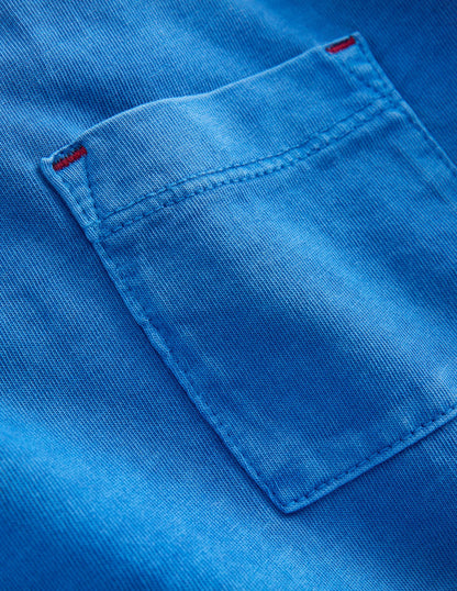 Garment Dye Relaxed T-shirt-Cabana Blue