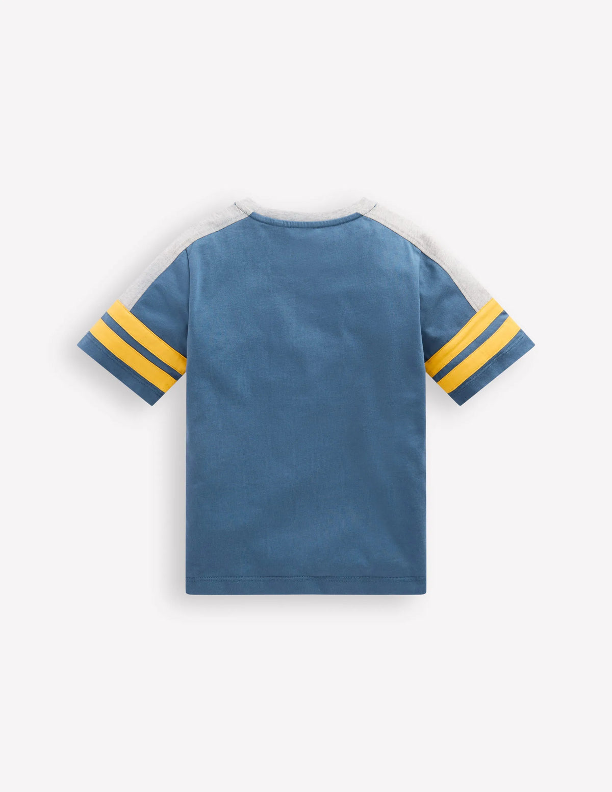 Short Sleeve Colourblock Tee-TRUE NAVY COLOURBLOCK