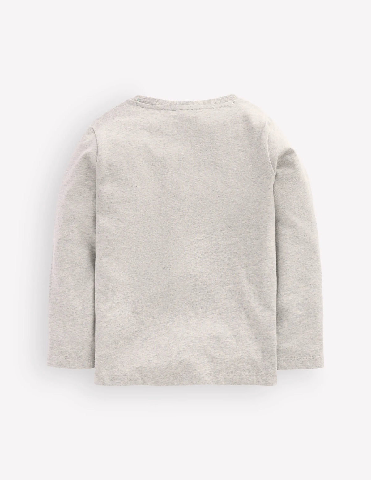 Longsleeve Superstitch T-shirt-Grey Marl Scenic Bear