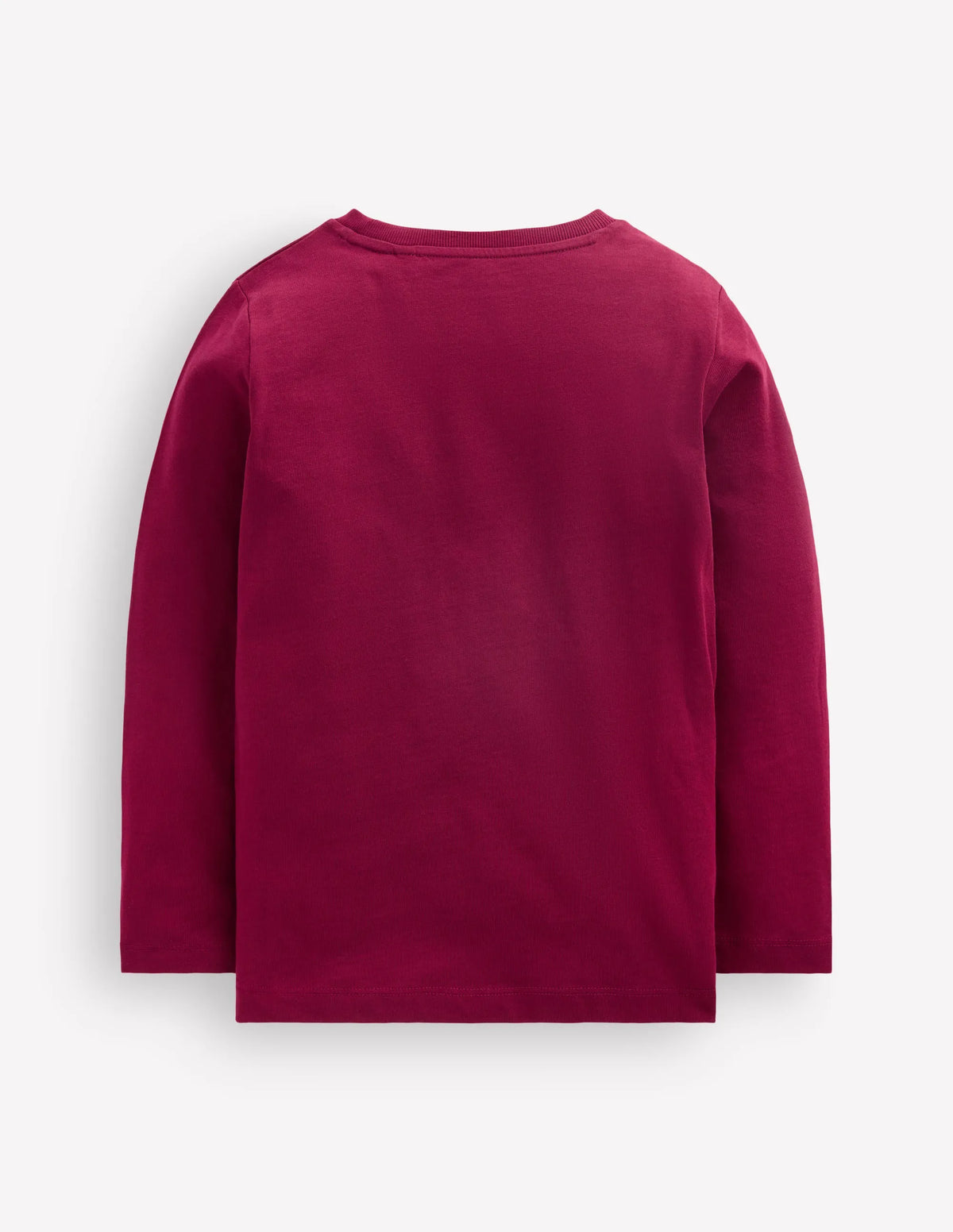 Long Sleeve Printed T-shirt-Red Steam Train