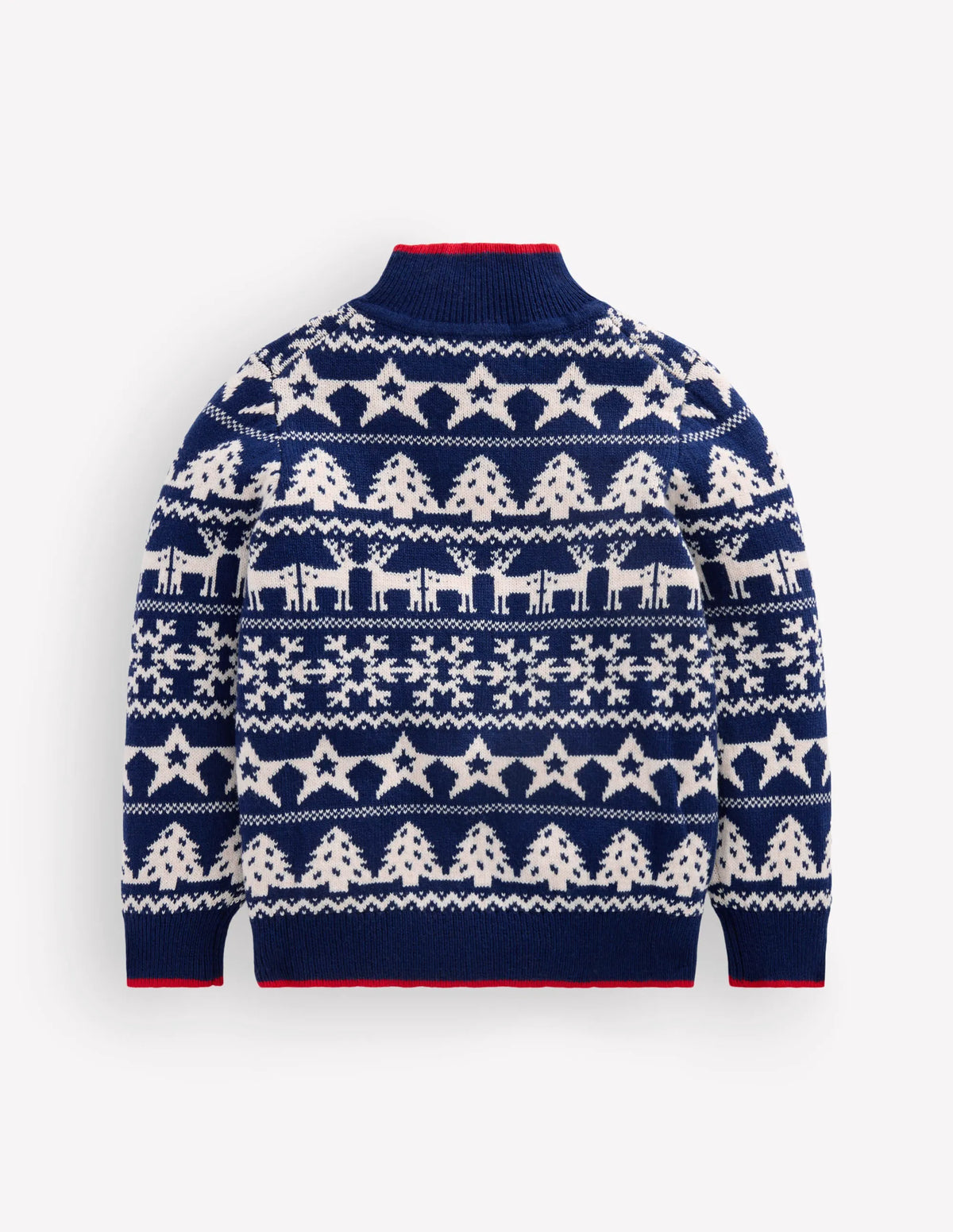 Heritage Half-Zip Sweater-Festive