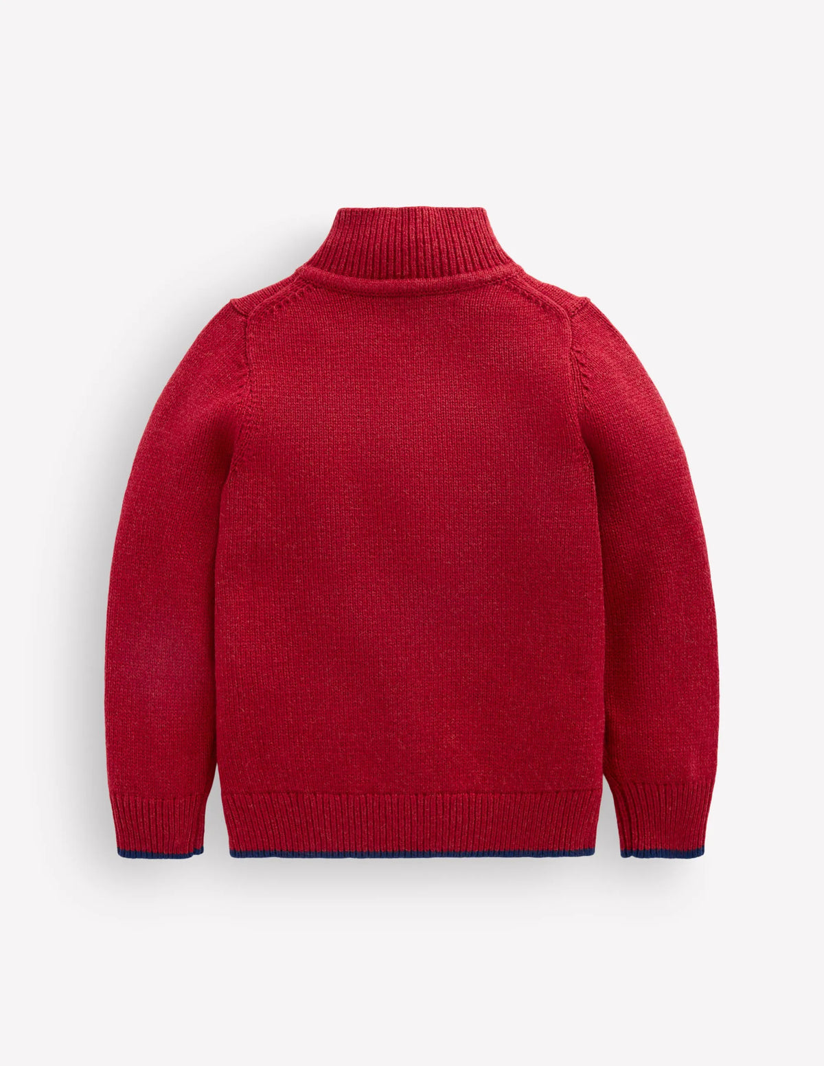 Heritage Half-Zip Sweater-Crimson Red