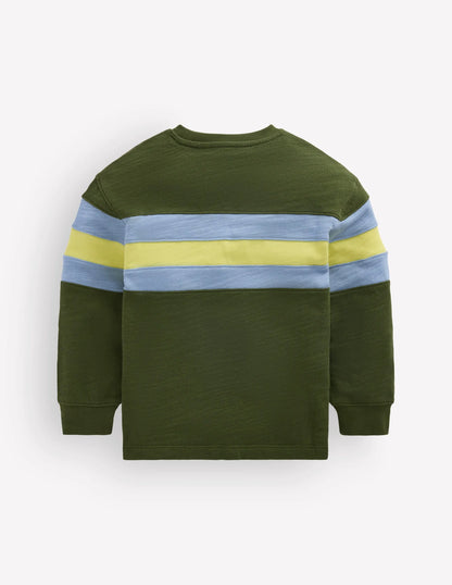 Relaxed Mid-weight T-shirt-Brunswick Green