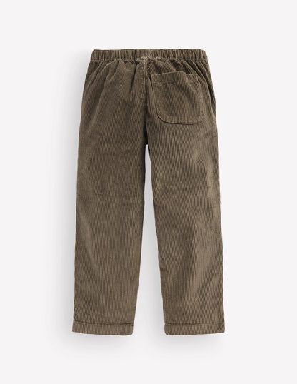 Straight Cord Trousers-Bungee Cord