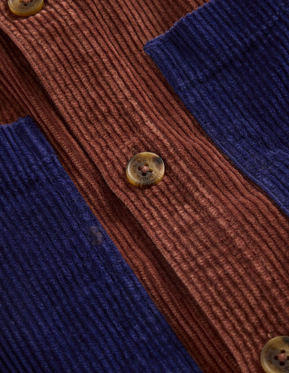 Front Pocket Overshirt-Woodland Brown