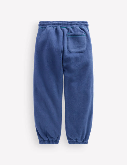 Cosy Fleece Joggers-Denim Blue