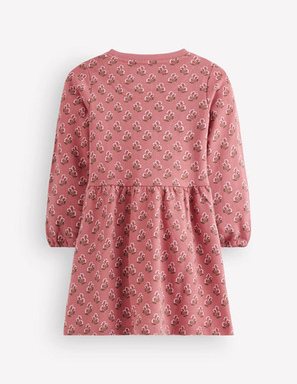 Minna Sweatshirt Dress-Pink Floral