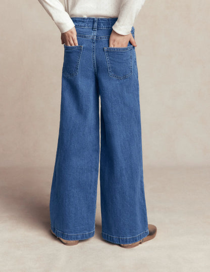 Wide Leg Jean-Mid Vintage Denim
