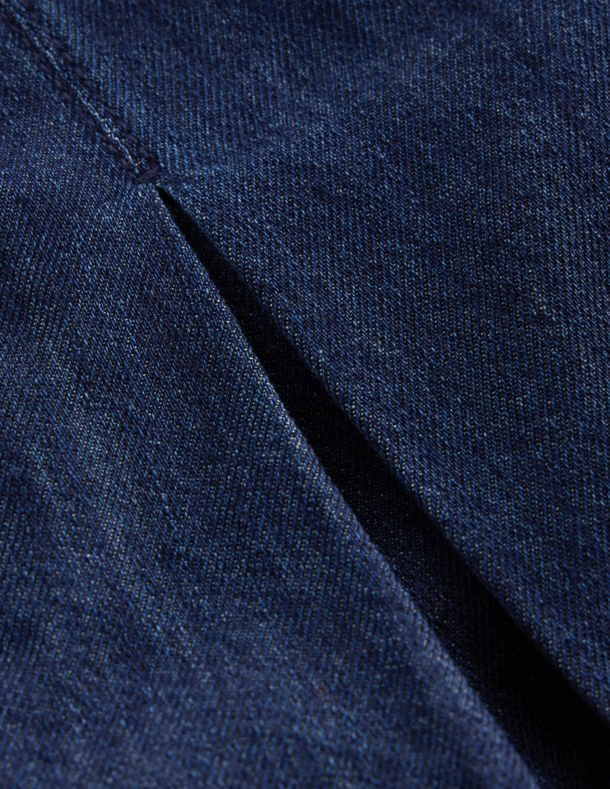 Pleated Skort-Denim