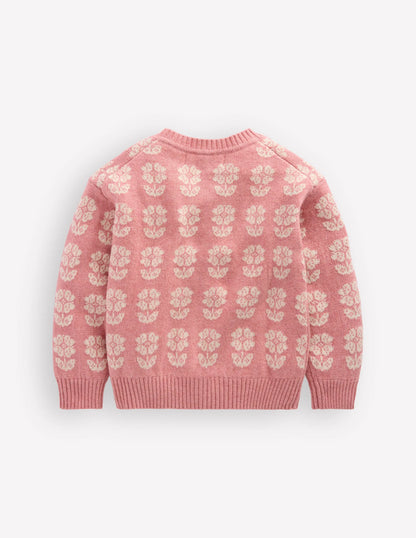 Fun Cardigan-Formica Pink Marl