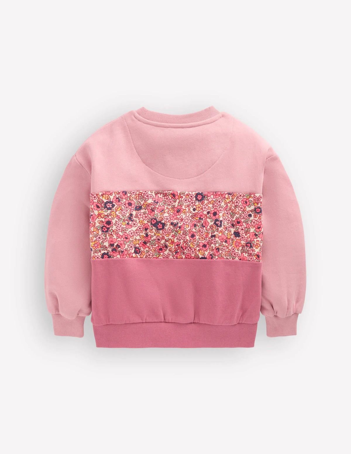 Relaxed Panel Sweatshirt-Formica Pink Floral