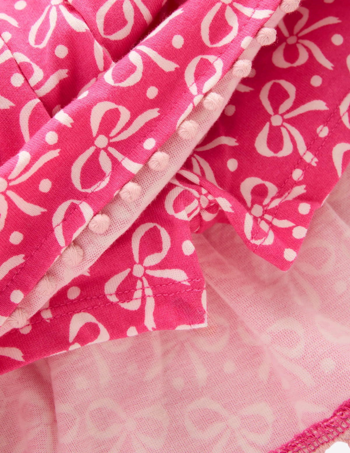 Ruffle Jersey Skort-Pink Ribbon