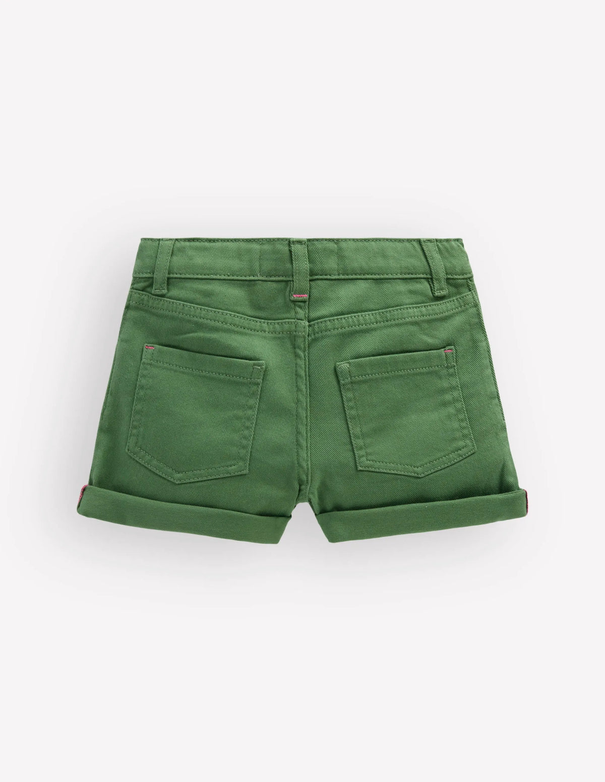 Denim Shorts-Safari Green
