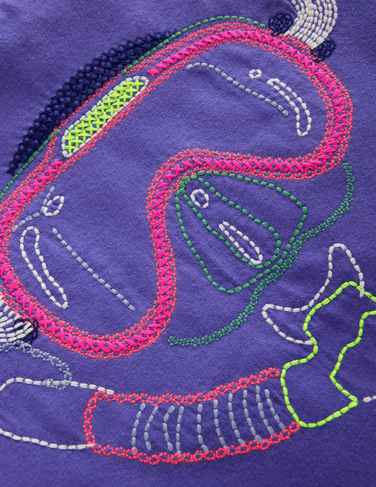 Easy Applique T-shirt-Wisteria Blue Snorkel