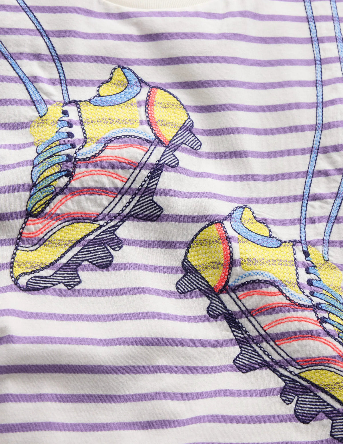 Easy Applique T-shirt-Aster Purple/ Ivory Shoes