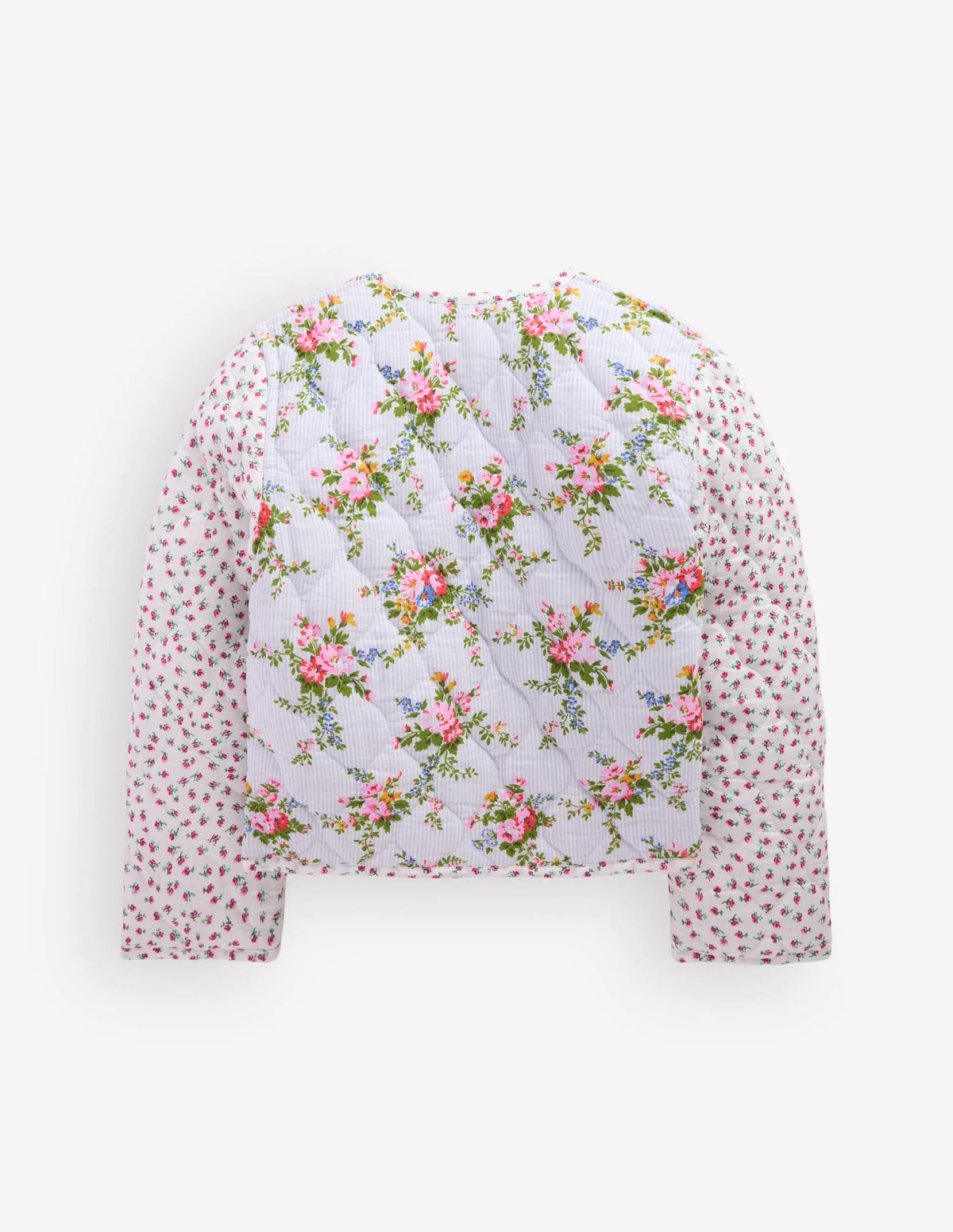 Reversible Quilted Jacket-Floral Hotch Potch