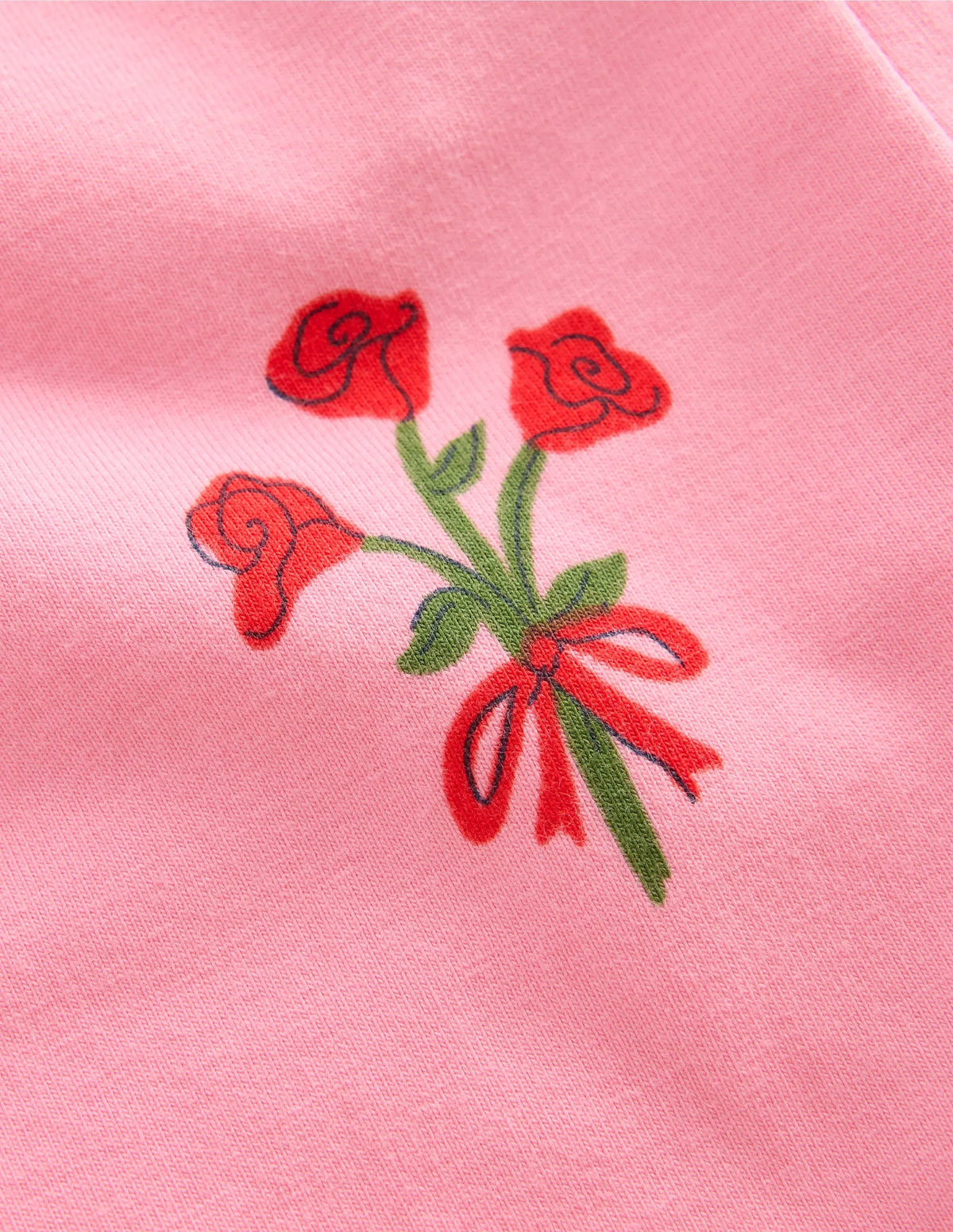 Fun Leggings-Bubblegum Pink Posy