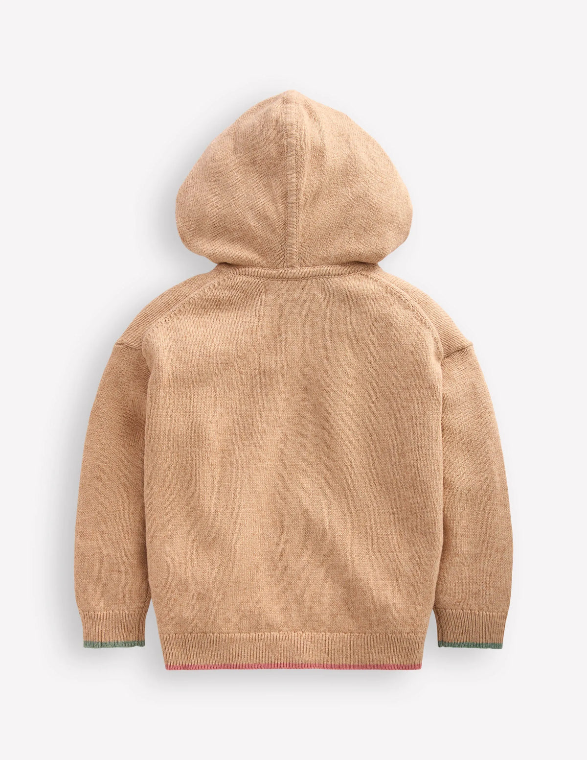 Knitted Hoody-Oatmeal Marl