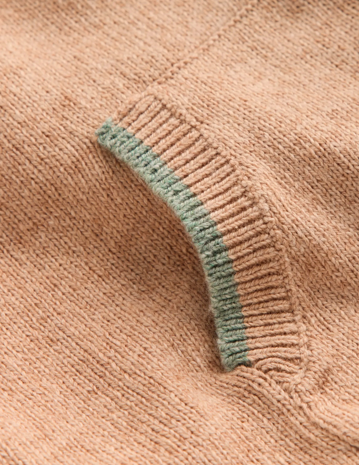 Knitted Hoody-Oatmeal Marl