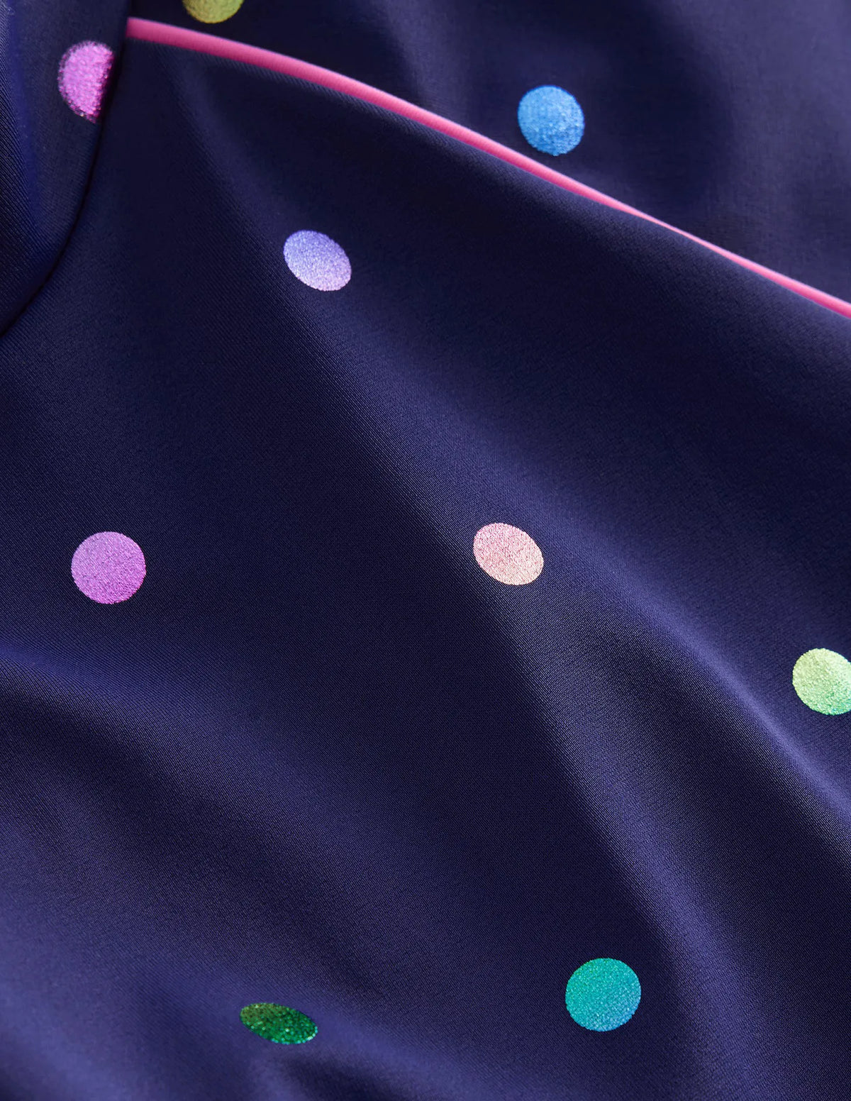 Sunsafe Patterned Rash Vest-Rainbow Foil Confetti Spot