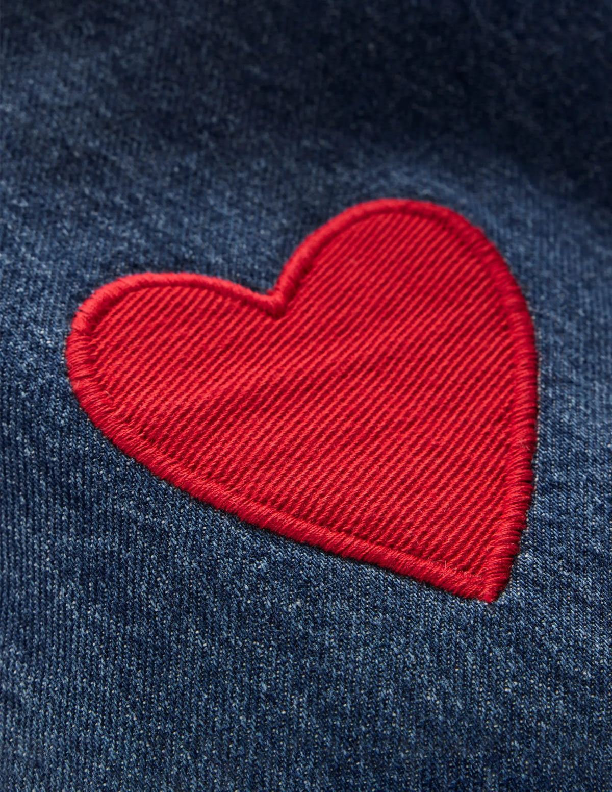 Relaxed Jean-Mid Vintage Applique