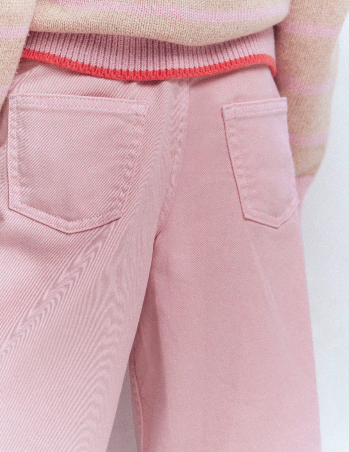 Wide Leg Jean-Pink