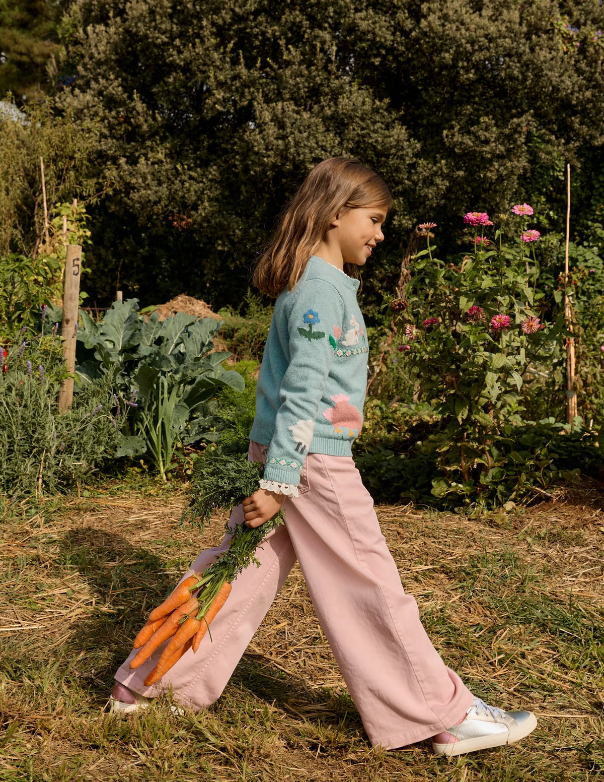 Wide Leg Jean-Pink
