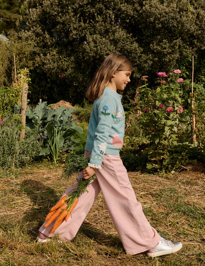 Wide Leg Jean-Pink