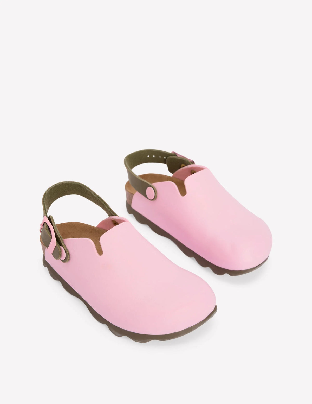 Colourblock Clogs-SEA PINK/ COMFREY