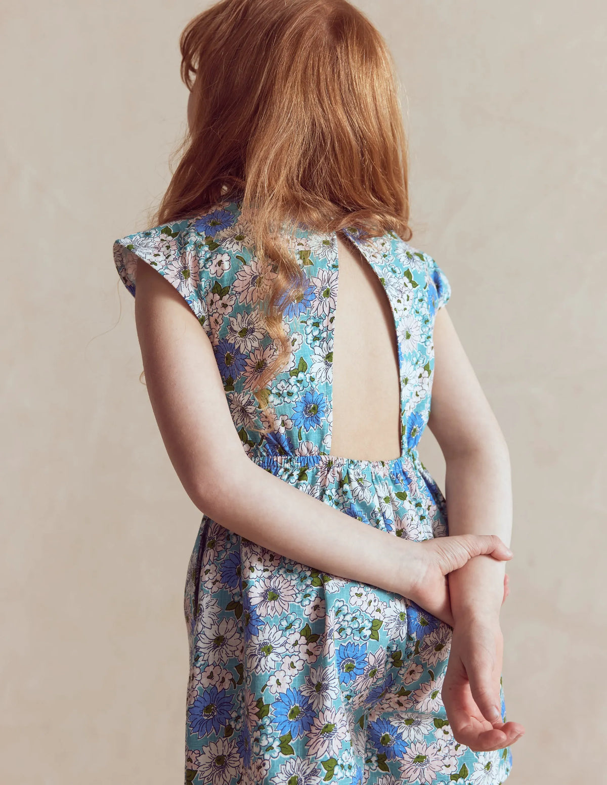 Peggy Cord Party Dress-Starboard Blue Nutcracker