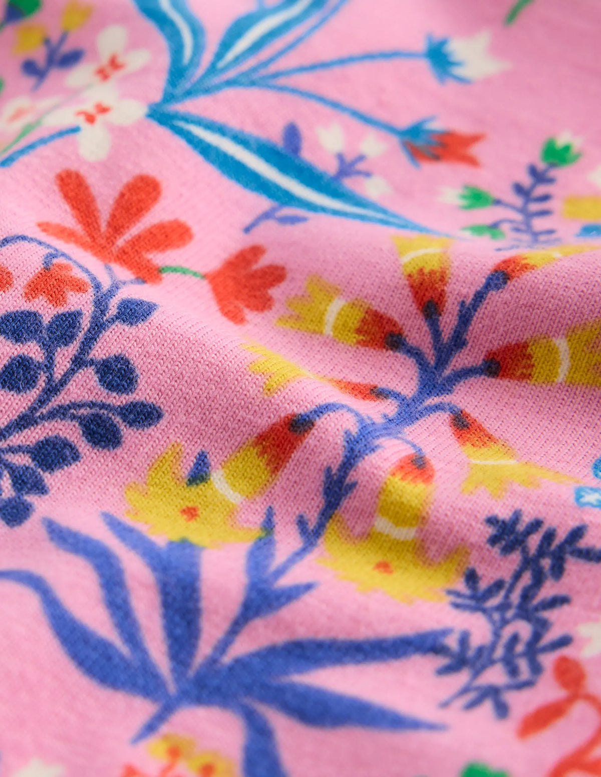 Cartwheel Shorts-Meadowsweet Pink Garden Floral