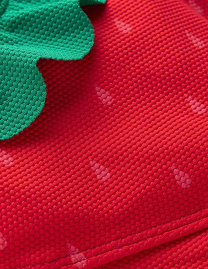 Lettice Cut Out Swimsuit-Strawberry