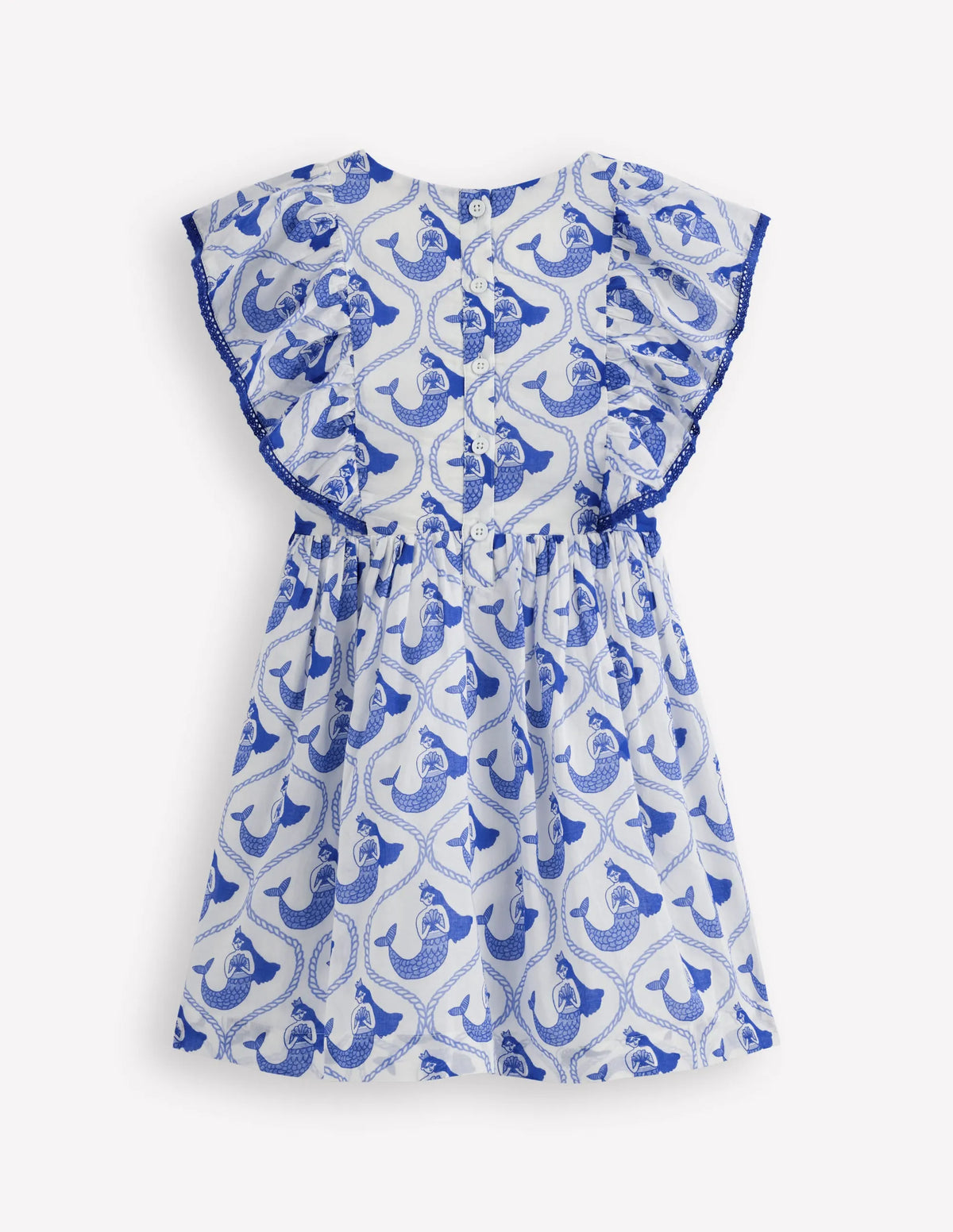 Pretty Woven Dress-Soft Ivory Mermaid Toile