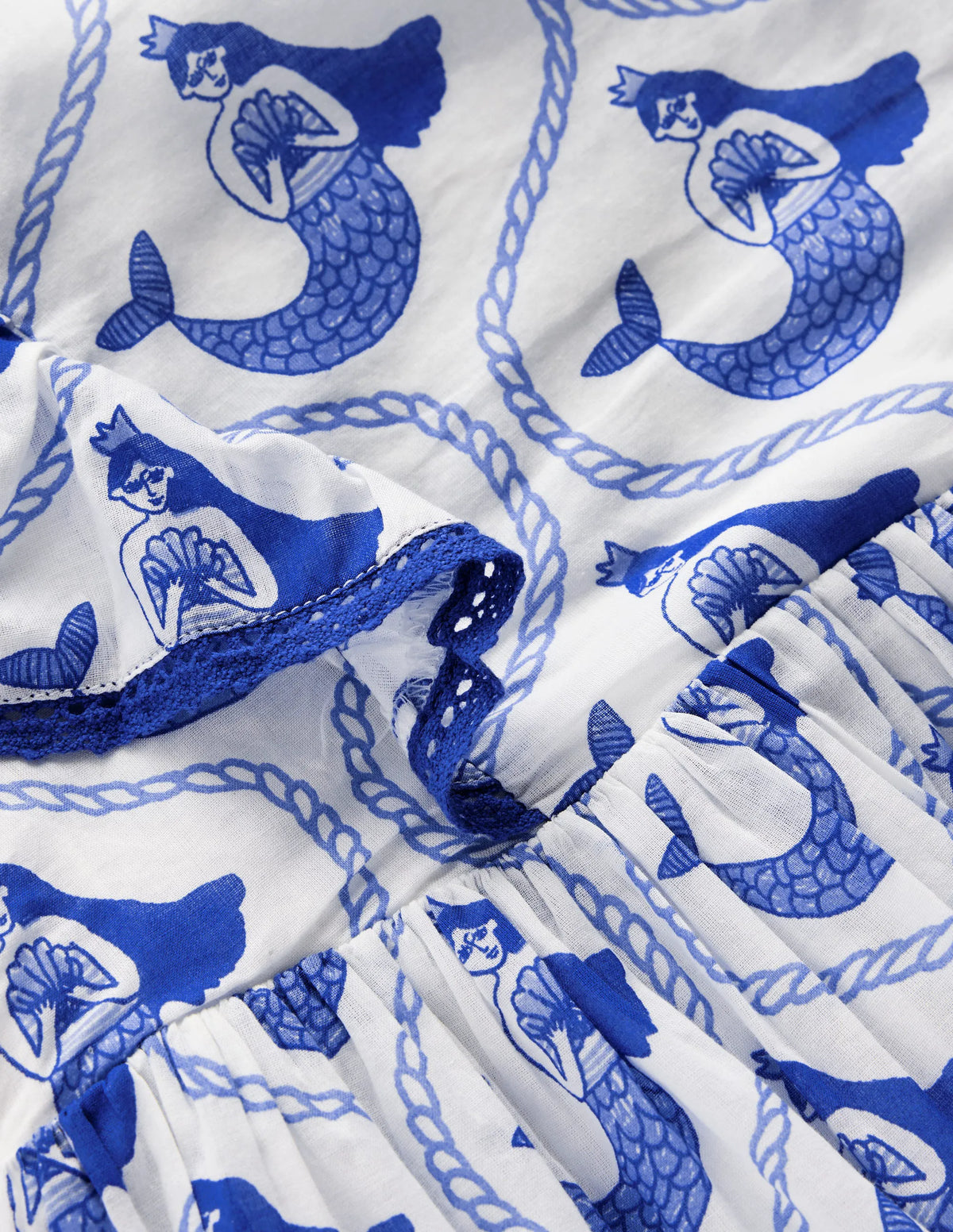 Pretty Woven Dress-Soft Ivory Mermaid Toile