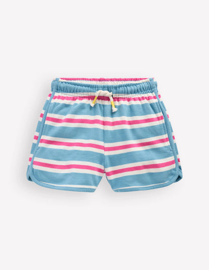 Jersey Boxing Short-Blue Stripe