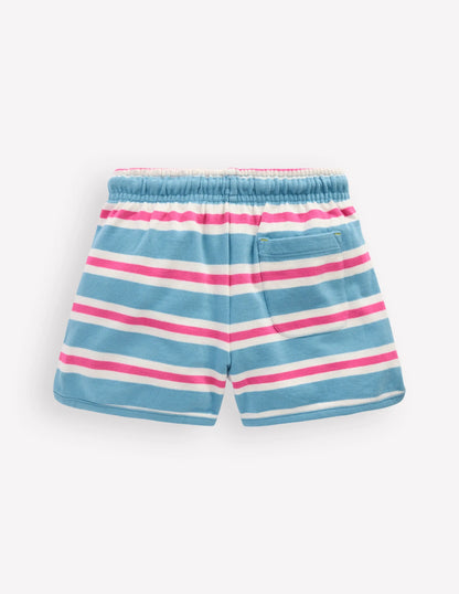 Jersey Boxing Short-Blue Stripe