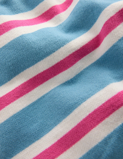 Jersey Boxing Short-Blue Stripe