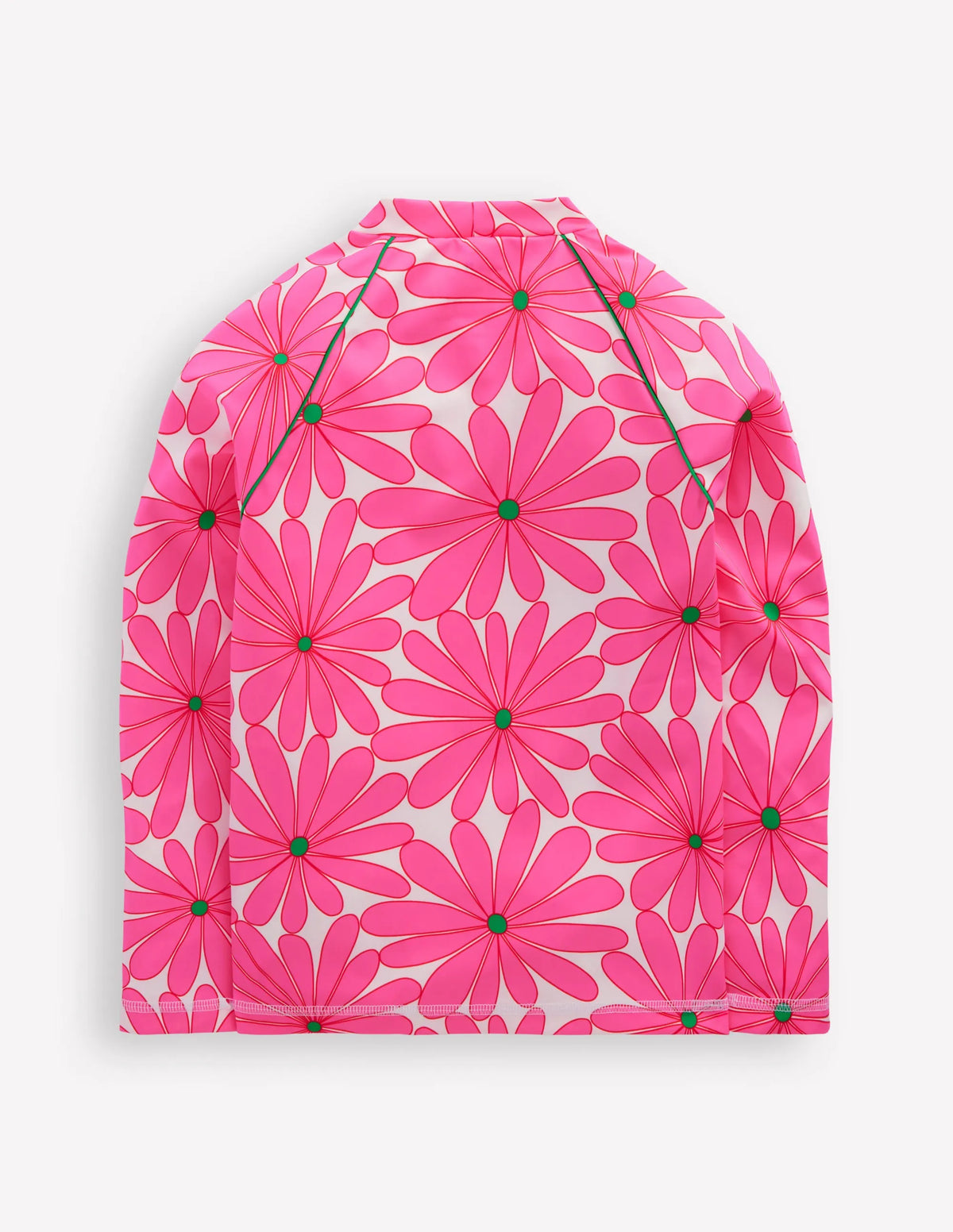 Sunsafe Patterned Rash Vest-Festival Pink Daisy
