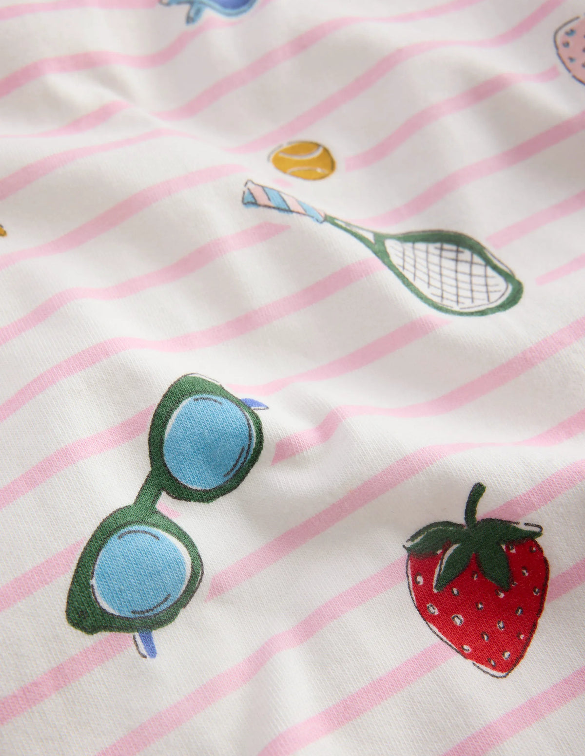 Easy Breton T-shirt-Spring Blossom Pink Holiday