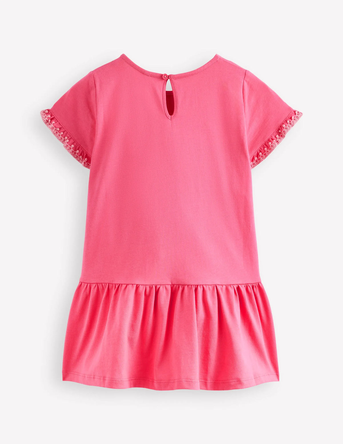 Dropped Sleeve Tunic-Pink