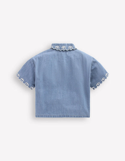 Short Sleeve Relaxed Shirt-Mid Vintage